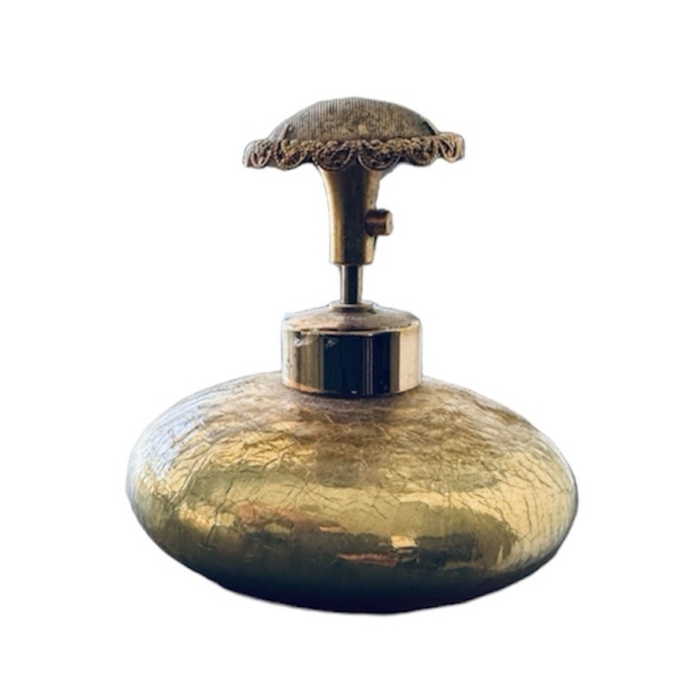 Vintage DeVilbiss Empty Bottle Atomizer Fragrance Cased Glass Gold Antique